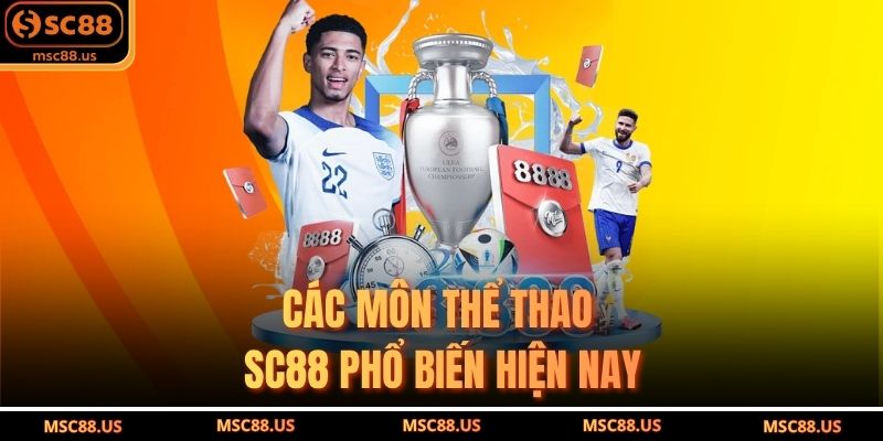 Các Môn Thể Thao SC88 Phổ Biến Hiện Nay