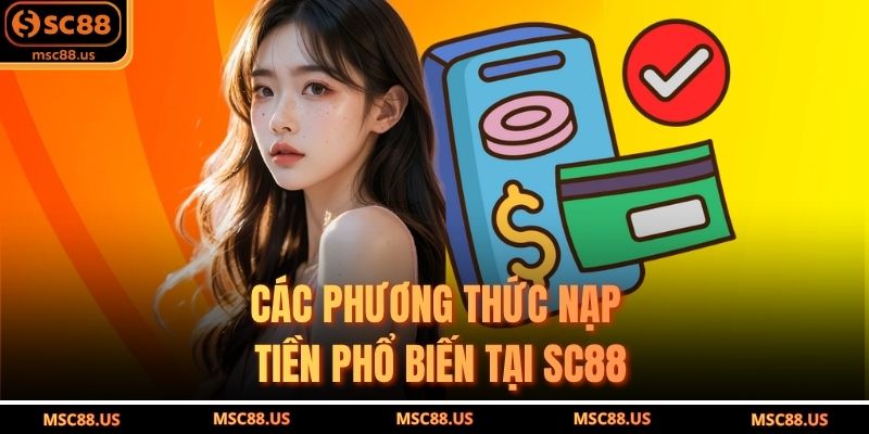 Các Phương Thức Nạp Tiền Phổ Biến Tại SC88